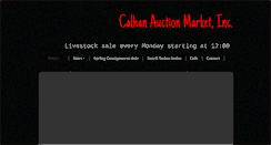 Desktop Screenshot of calhanauctionmarket.com